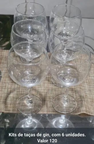 Taças de gin