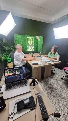 Estúdio de Gravação Podcast