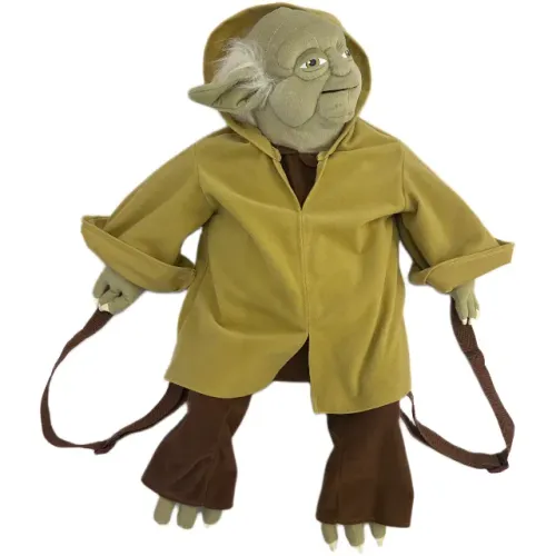 Mochila e Pelúcia do Mestre Yoda de Star Wars
