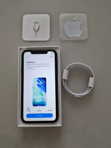 iPhone 11 64GB Preto (Única Dona) na Caixa + Brindes