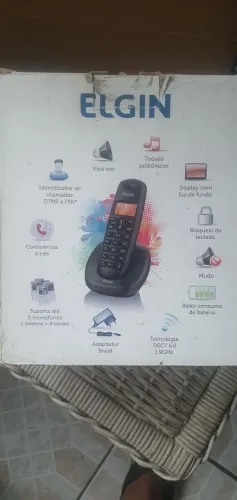 2 Telefones Sem Fio ELGIN TSF 7003