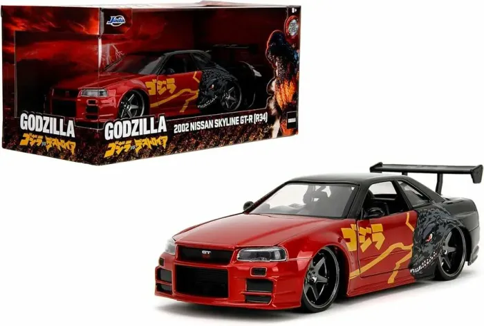 Miniatura Nissan Skyline GT-R R34 Godzilla Jada 1:24