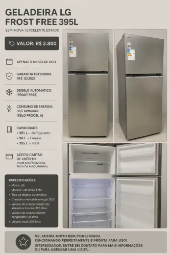 Geladeira Lg Frost Free