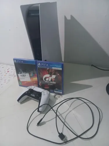 Ps5 com leitor de disco novo, para mais detalhes leia a descrição. Preço negociável
