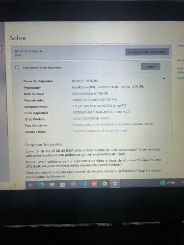 Lenovo Yoga i5 com Tela Touch! 8GB RAM + HD 1TB - VALOR NEGOCIÁVEL