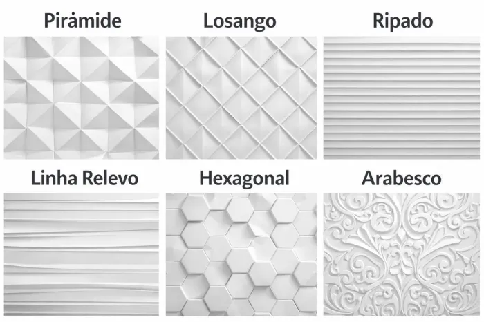 PLACAS 3D DE GESSO