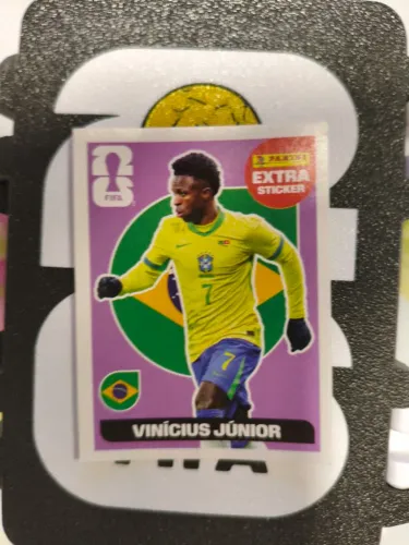 Figurinha legend Roxa do Vinícius Junior