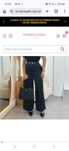 Calça alfaiataria M
