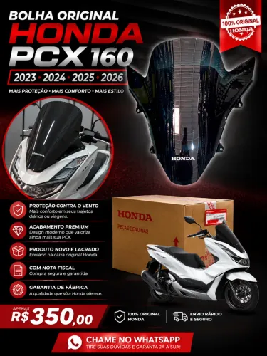 Bolha para Moto Honda PCX 160 ORIGINAL