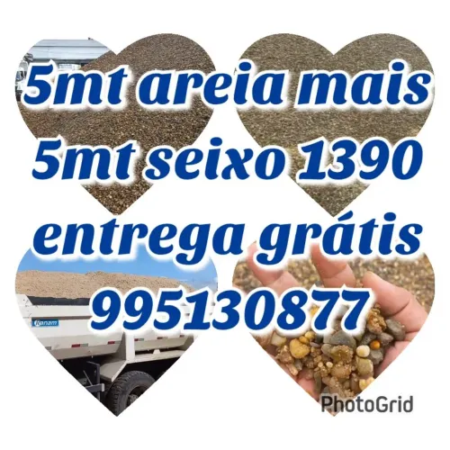 Areia seixo 