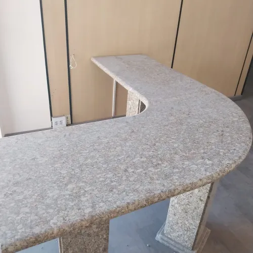 Mesa de granito para recepção