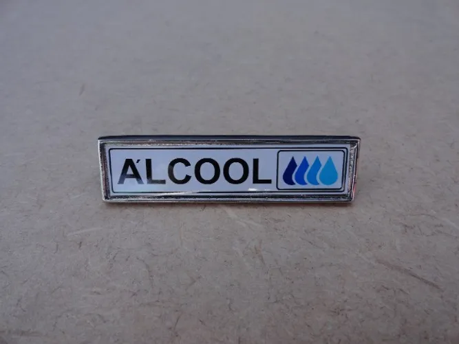 Emblema Álcool Lateral Paralama Corcel Landau Maverick Belina