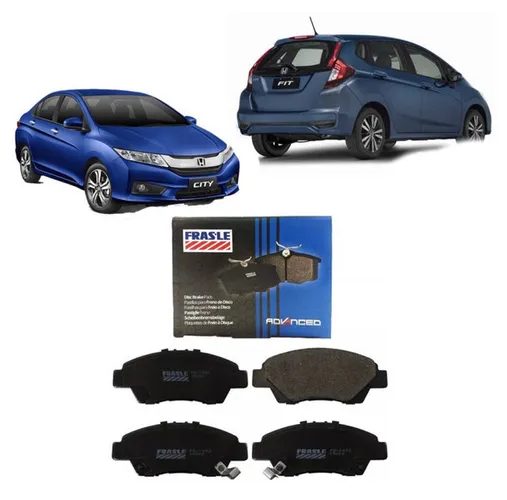 Pastilha Freio Dianteira Honda Novo New Fit City Após 2015