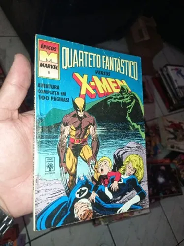 Épicos Marvel Nº 1: Quarteto Fantástico Versus X-men - Abril