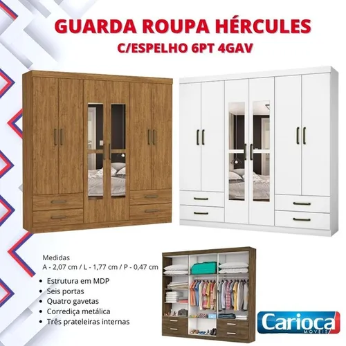 Quarto roupeiro casal espelho