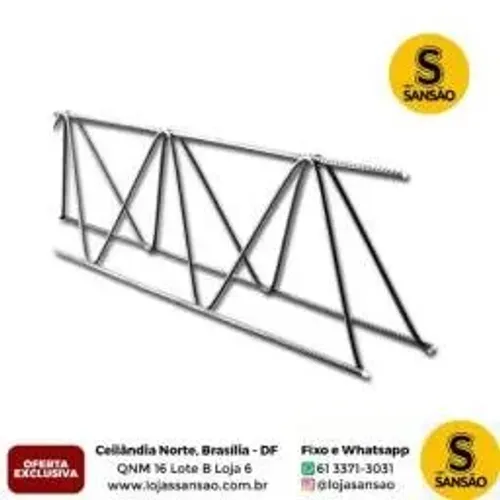 Treliça de ferro 6 MT