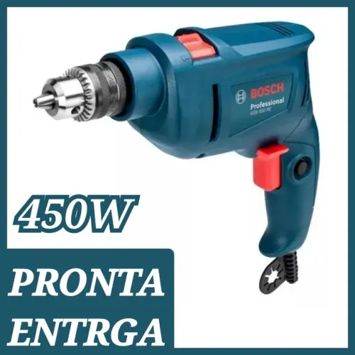 FURADEIRA E PARAFUSADEIRA BOCH 450W