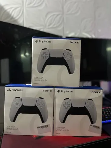 Dualsense PS5 lacrado branco Controle para PlayStation 5 novo
