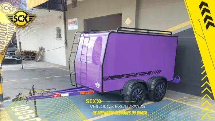 Carretinha-Reboque Trucado Especial Térmica