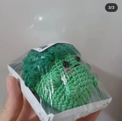 Chaveiro Amigurumi Brócolis Fofinho