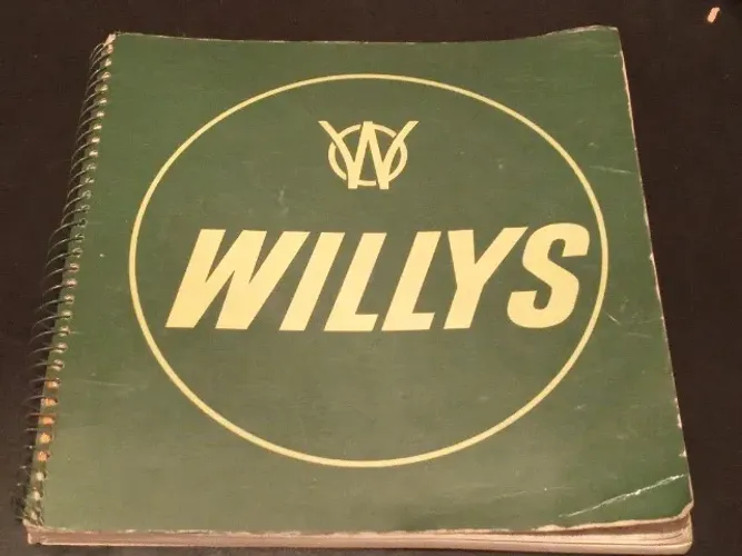 Agenda promocional willys overland Brasil. 1964
