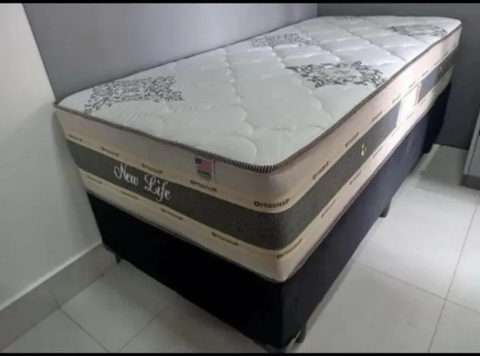 Cama Box Solteiro Ortosllep Nova 