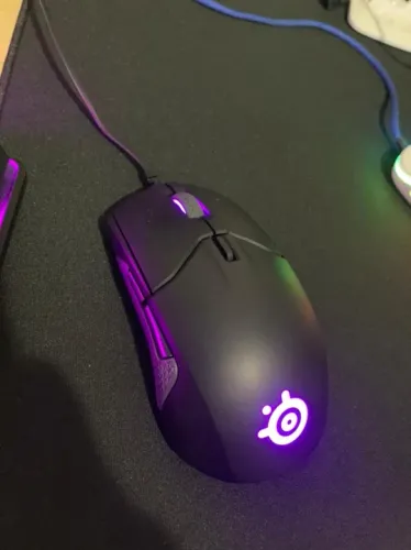 Mouse Gamer Steelseries Sensei 310 Na Caixa com Feets Tiger ICE