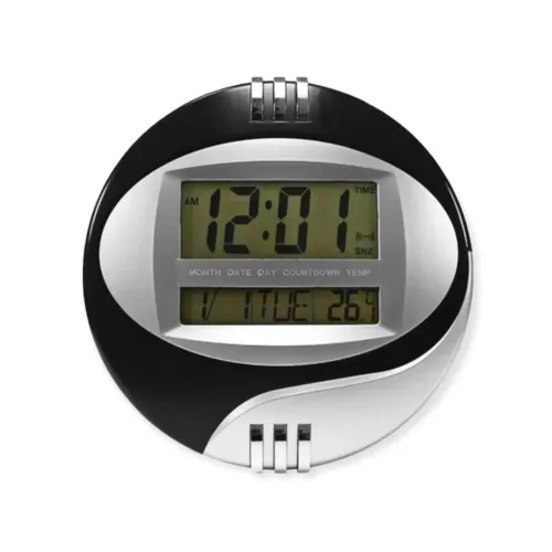 Relógio Digital de Mesa com Calendário e Temperatura