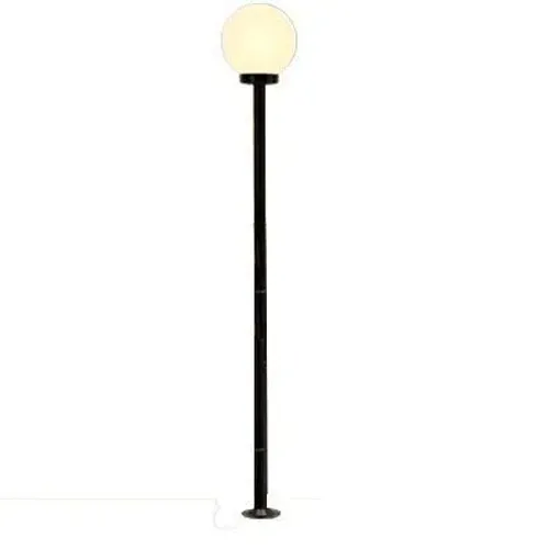 POSTE JARDIM 2M COM 1 GLOBO DE VIDRO