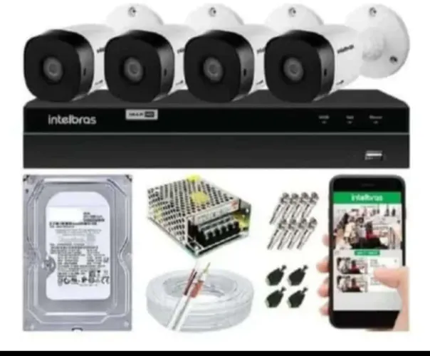 Kits de câmera da marca Intelbras