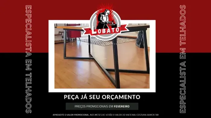 Mesa industrial para sua casa - Mesa Ferro - Mesa Madeira