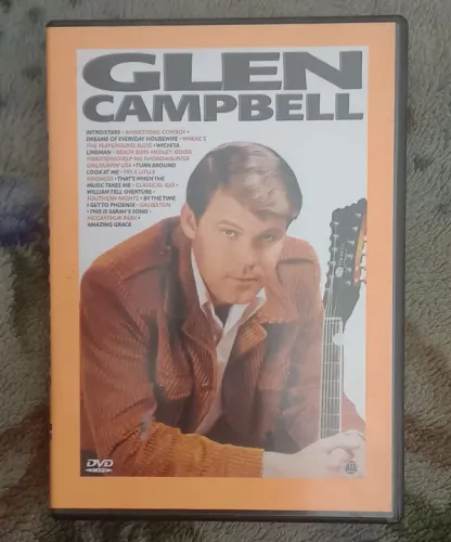 Dvd Glenn Campbell (excelente estado/sem marcas)