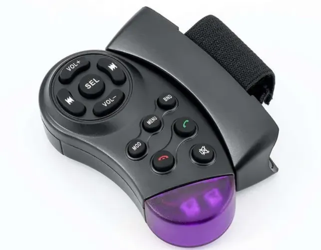 Controle Remoto Bluetooth Botão Do Volante Do Carro Sem Fio    Arduino Automação COD-AP78 