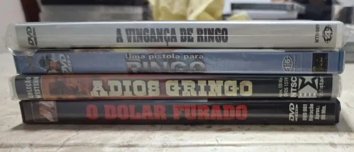 Coleção Faroeste dvds Giuliano Gemma 4 filmes