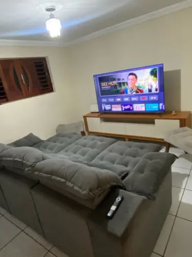 Sofá Retrátil Grande para 4