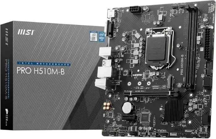 Placa Mãe MSI Pro H610M-E DDR4, Intel LGA 1700, 12,13 e 14 Geração, Nova, Lacrada
