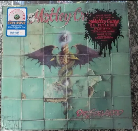 Motley Crue - Dr. Feelgood - Edição Limitada capa holográfica Vinil Splatter lacrado imp