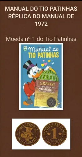Kit com 2 Manual Tio Patinhas + brinde