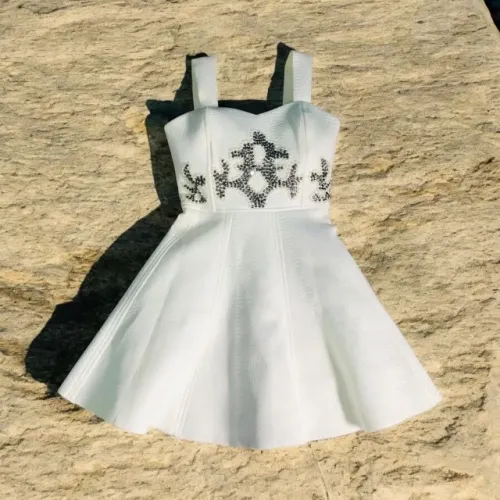 Vestido Branco Social Luxo usado