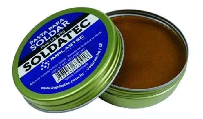 Pasta P/ Soldar Soldatec 50g Implastec *ENTREGA GRÁTIS*