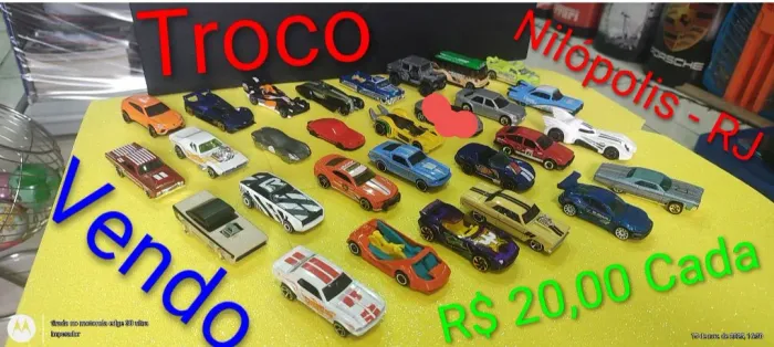 Vendo / Troco Carros Miniaturas - Hot Wheels, Matchbox - Modelos Variados - Unidade