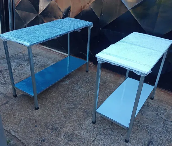 Mesa de Aço Inox para Cozinha Industrial