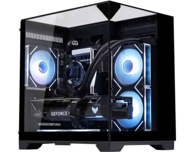 Gabinete Gamer K-Mex Vision Infinite, Mid Tower, mATX, Teto/Frente e Lateral em Vidro