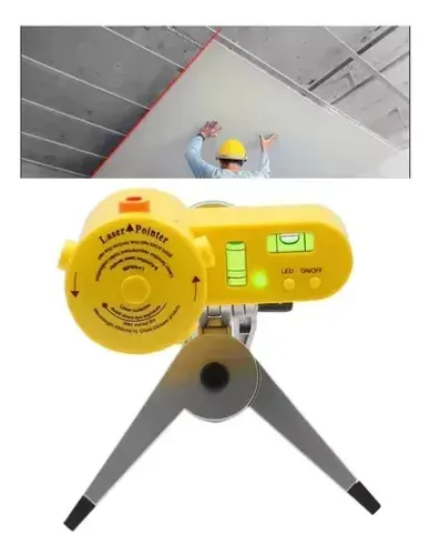 Nível Laser Giratório 360 Tripé Nivelador Bomvink