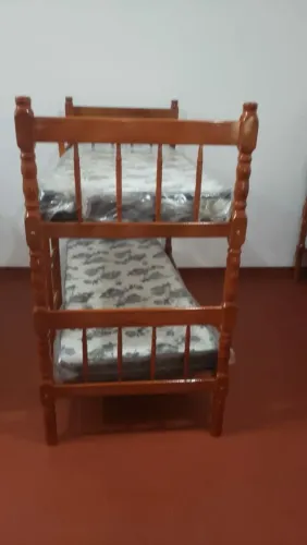 Beliche de madeira levo hoje temos colchões 78 ou 88