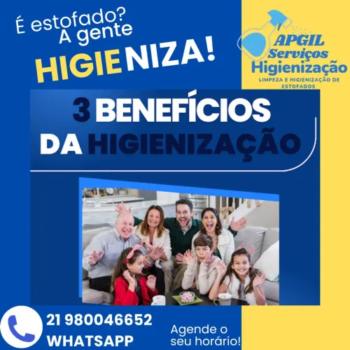 Limpeza e higienização de estofados