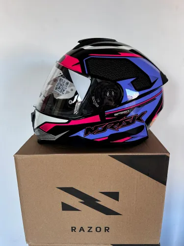 Capacete feminino Norisk Razor NOVO!!!
