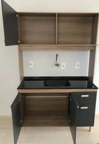 Cozinha com cuba nova