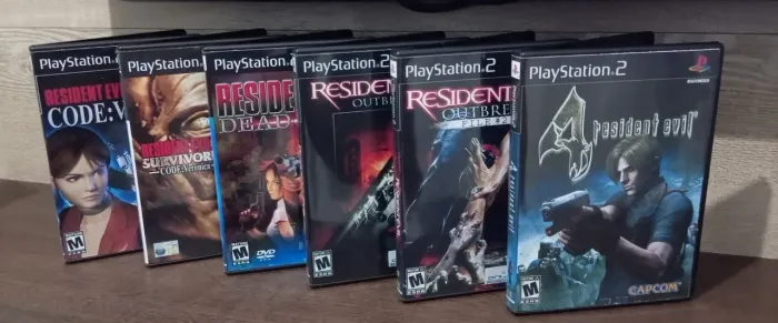 Coleção Completa Resident Evil para PS2 (REPRÔ)