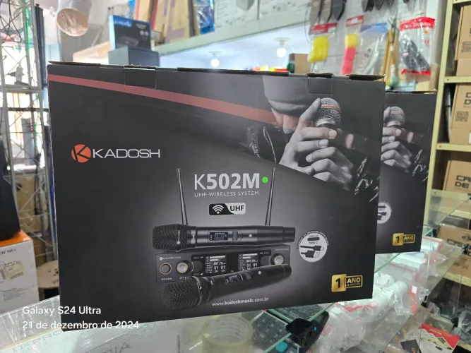 Microfone Sem Fio digital  Kadosh K502M  ou Dylan d9000UHF 